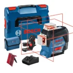 Bosch Professional GLL 3-80 C Laserski nivelir, 3x360° linije, set z 12V akumulatorjem