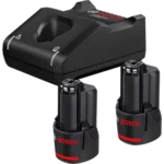 PLAVI BOSCH Akumulatorski zagonski set 2x GBA 12V 2.0Ah + GAL 12V-40