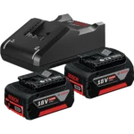 Bosch Professional Akumulatorski startni set 2x GBA 18V 4.0Ah + GAL 18V-40