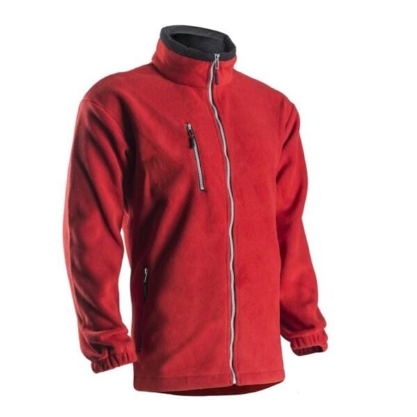 Getout Flis delovni brezrokavnik WARMY - XS, rdeč, 450 g/m2