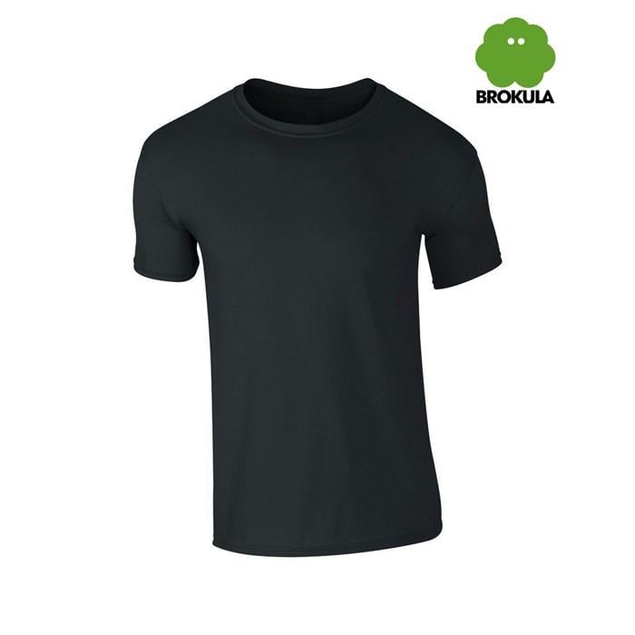 Moška delovna majica s kratkimi rokavi BROKULA VIS, črna, 100% bombaž 160g/m² Moška delovna majica s kratkimi rokavi BROKULA VIS, črna, 100% bombaž 160g/m²