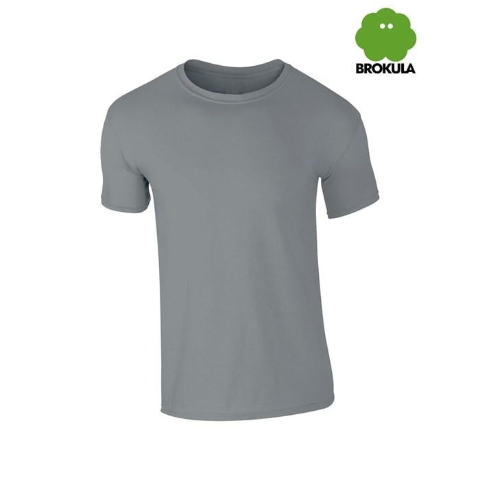 BROKULA organic moška majica s kratkimi rokavi, siva, 160 g/m² BROKULA organic moška majica s kratkimi rokavi, siva, 160 g/m²