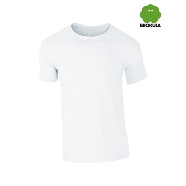 Delovna majica BROKULA VIS, 100% organski bombaž, 160 g/m², bela