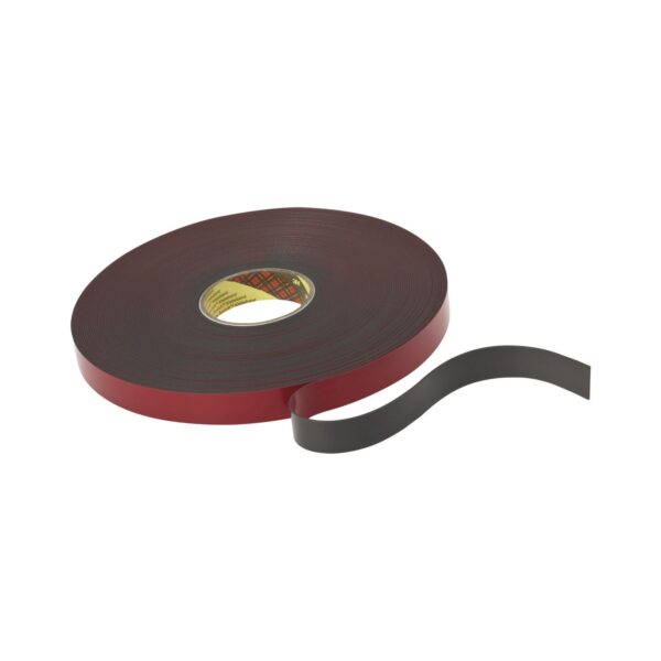 3M VHB 4655 F dvostranski lepilni trak, 1,5mm x 12mm x 33m, temno siva