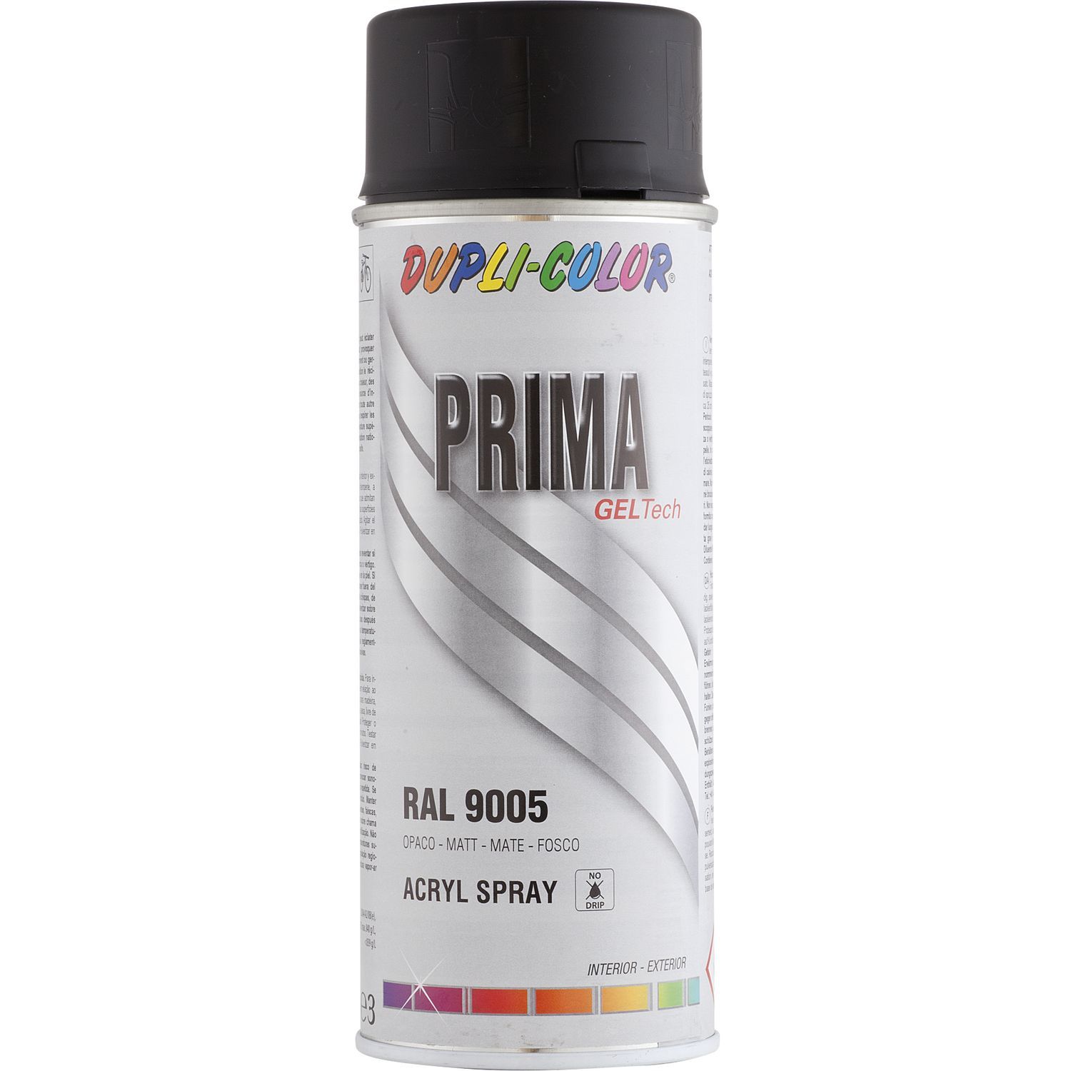 Dupli-Color lak sprej, 400 ml, črni mat Dupli-Color lak sprej, 400 ml, črni mat