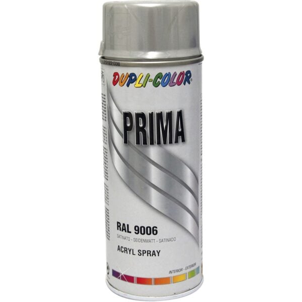 Dupli-Color Lak sprej 400ml, RAL 9006 svileno mat, beli aluminij