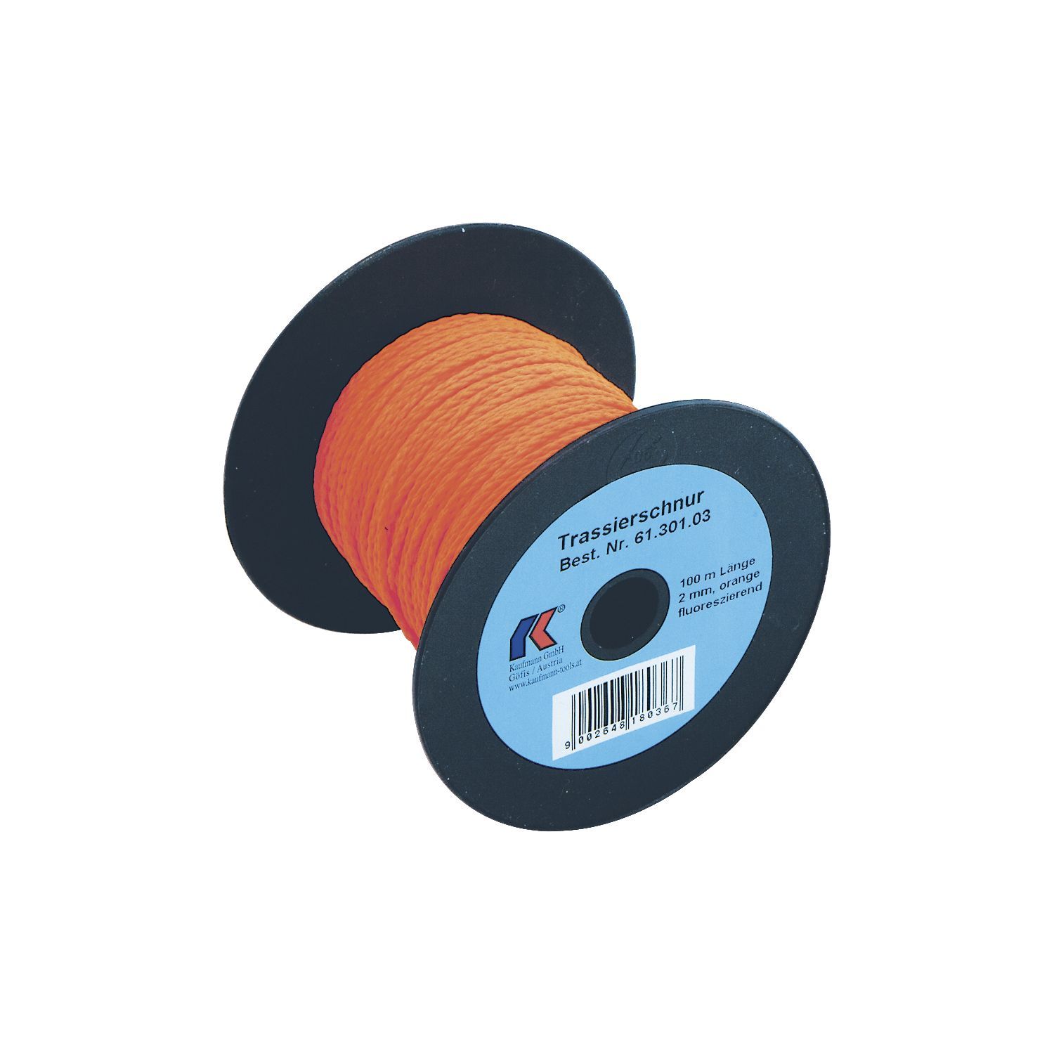 Kaufmann označevalna vrvica, ø 2,0 mm, 100 m, oranžna Kaufmann označevalna vrvica, ø 2,0 mm, 100 m, oranžna