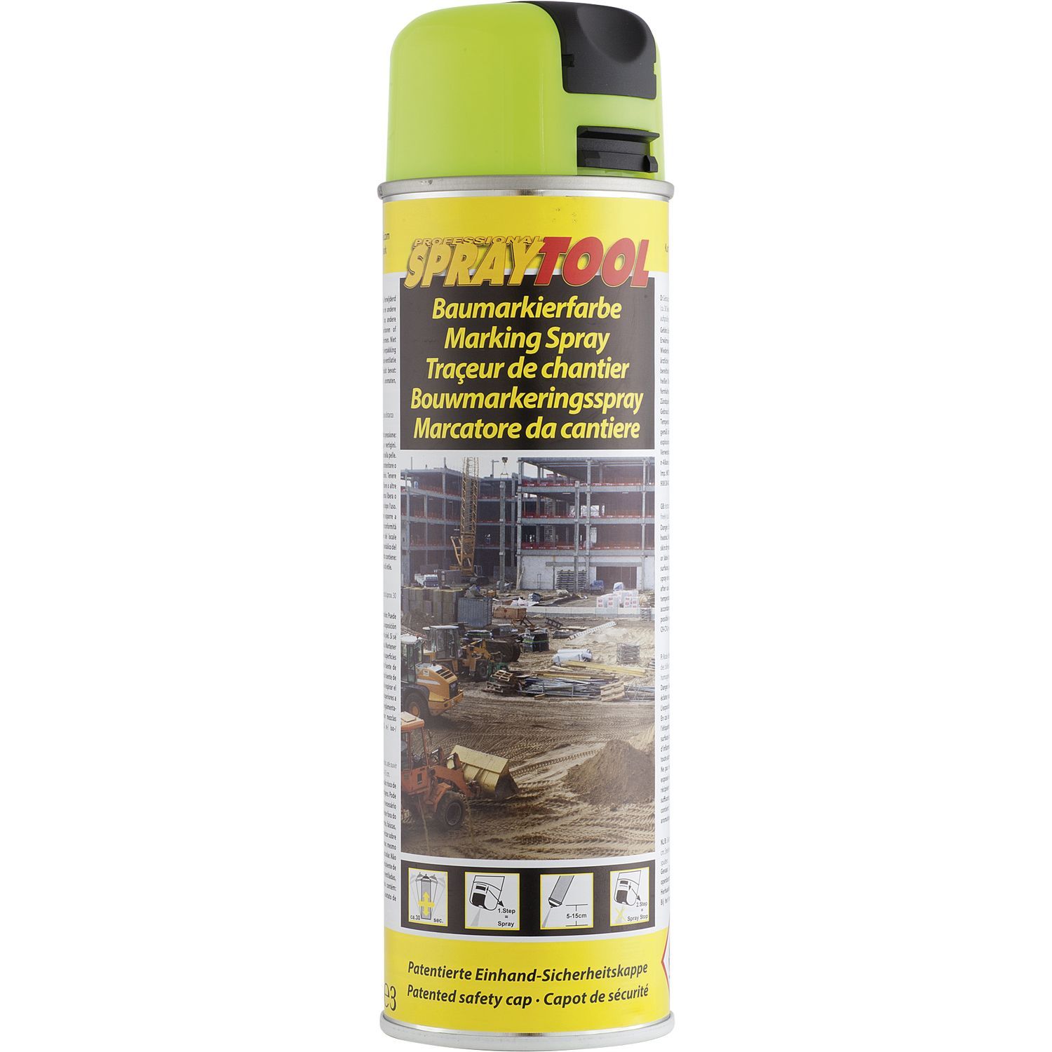 Označevalni sprej, neonsko rumena, 500 ml Označevalni sprej, neonsko rumena, 500 ml