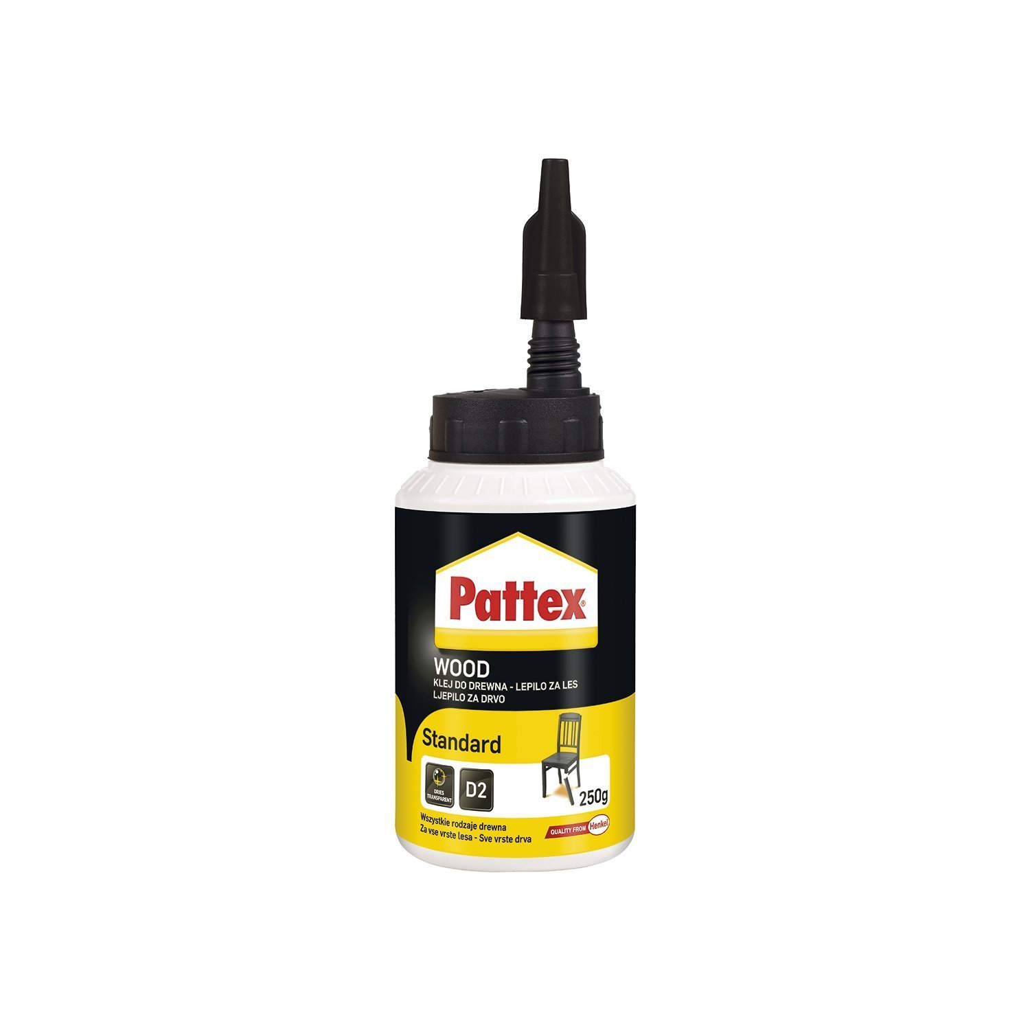 PATTEX Lepilo za les Wood Standard 250g, D2 PATTEX Lepilo za les Wood Standard 250g, D2