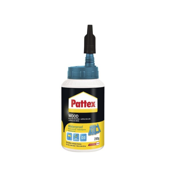 Pattex Lepilo za les vodoodporno D3, 750g