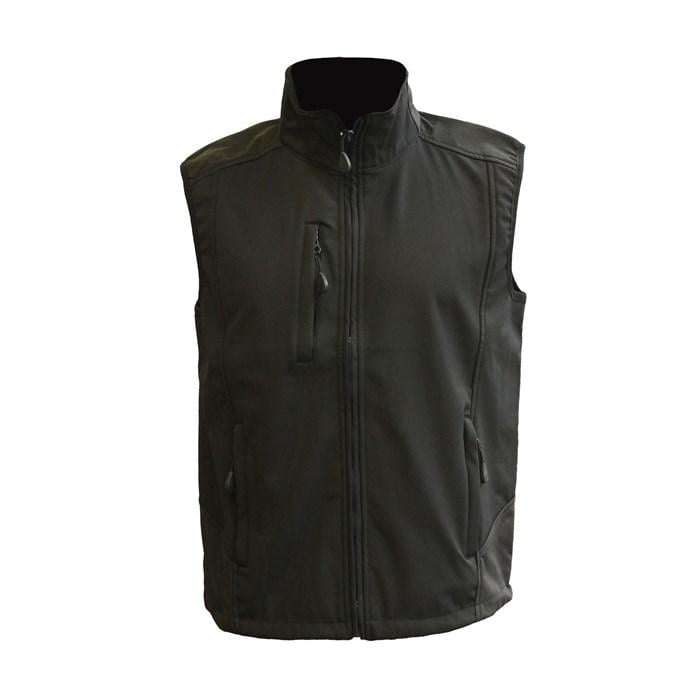 Getout Softshell telovnik BARTON, črn, 280 g/m2 Getout Softshell telovnik BARTON, črn, 280 g/m2