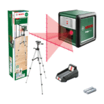 Zeleni Bosch Quigo Plus križni laser s stativom
