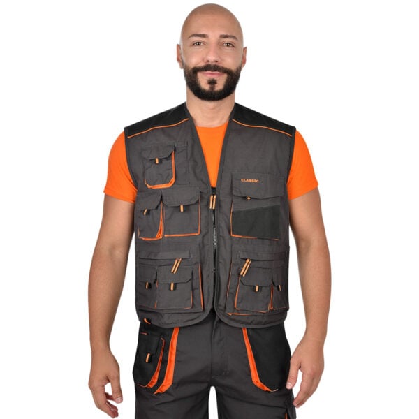 BWOLF Delovni telovnik ATLAS – 240 g/m² z ojačitvami