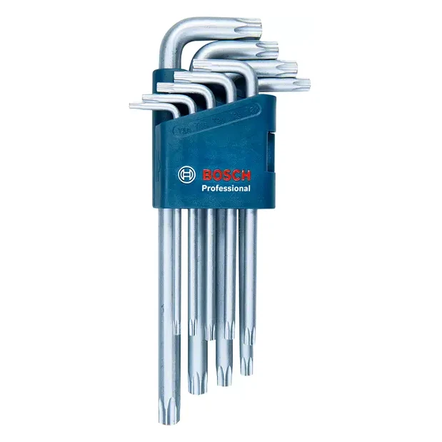 PLAVI BOSCH 9-delni set profesionalnih TORX ključev PLAVI BOSCH 9-delni set profesionalnih TORX ključev