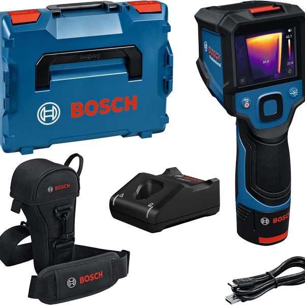 PLAVI BOSCH Termo kamera GTC 12V-450-13 v L-BOXX-u z 1x 2.0Ah akumulatorjem