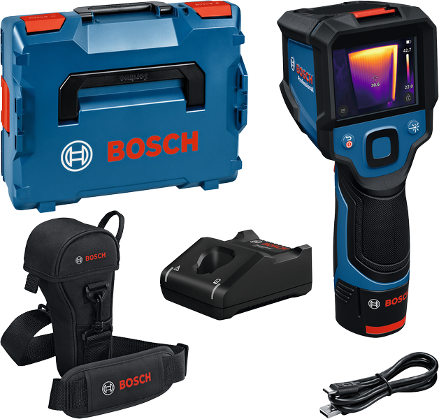 PLAVI BOSCH Termo kamera GTC 12V-450-13 v L-BOXX-u z 1x 2.0Ah akumulatorjem PLAVI BOSCH Termo kamera GTC 12V-450-13 v L-BOXX-u z 1x 2.0Ah akumulatorjem