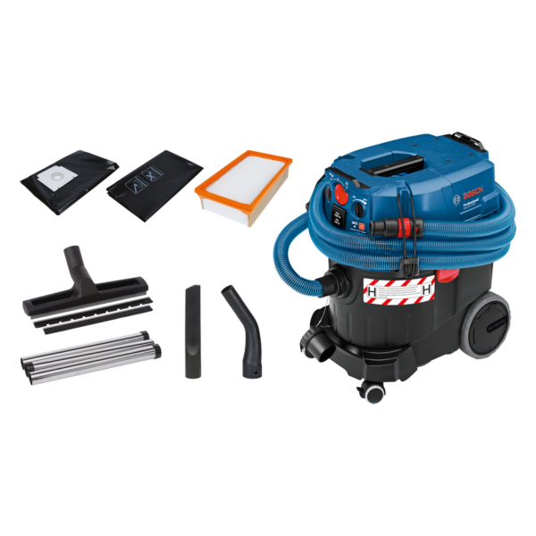PLAVI BOSCH Industrijski sesalnik PRO GAS 35 H AFC za mokro/suho sesanje, H-razred, 230V